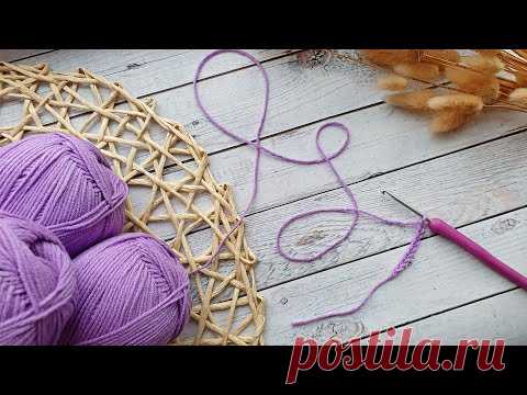 НЕОБЫЧНЫЙ СПОСОБ провязывания столбиков и КЛАССНЫЙ УЗОР КРЮЧКОМ! Вязание крючком для начинающих!