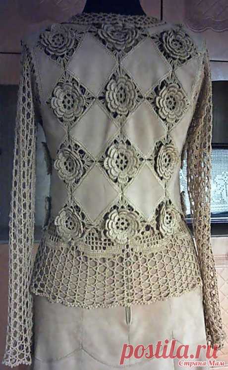 Irish crochet &: Коллекция "Замш и ажур" от Santana