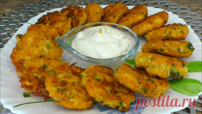 Кабачок вкуснее мяса! Очень вкусный рецепт котлет из кабачков!
