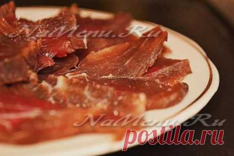 Вяленая говядина в домашних условиях: рецепт