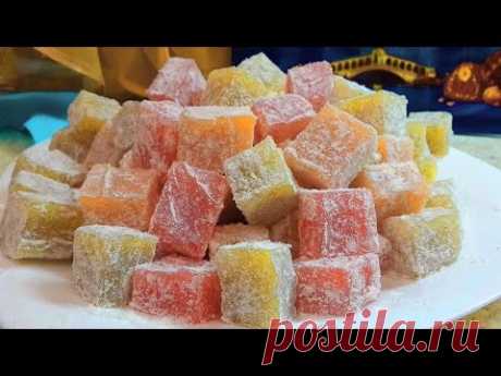 Рахат-лукум рецепт,как приготовить дома,вкусные сладости - Turkish Delight