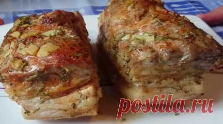 Сало запеченное в фольге самое вкусное