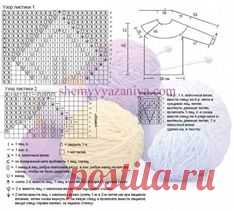 Свитер для девочки с узором из листьев Размер... - Рукоделие Вязание Knitting Handmade