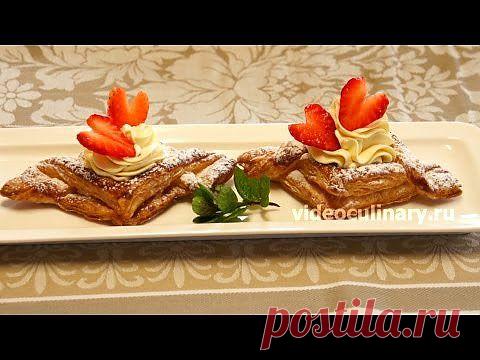 Пирожные Валентинки - Видеокулинария.рф - видео-рецепты Бабушки Эммы