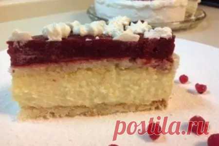 Смородиновый торт с рисовым кремом