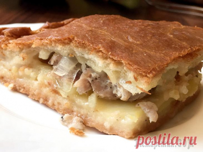 Пирог с картошкой и мясом Добрый день!После рецепта 