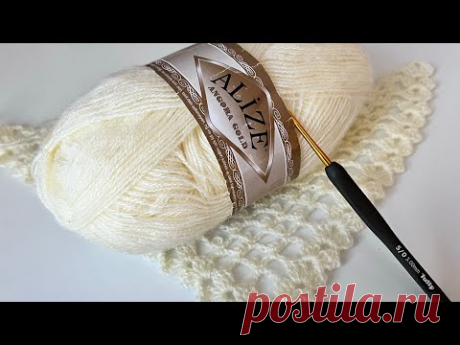 ÇOK KOLAY ✅  Üçgen Şal Modelleri / Kolay Örgü Şal Yapımı / Triangle Crochet Shawl #crochetshawl
