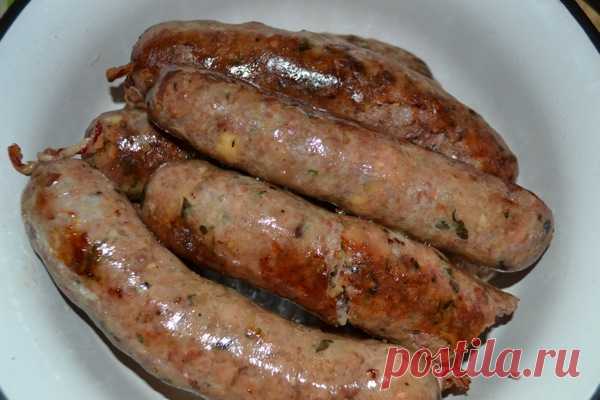 Домашняя Колбаса с Картошкой и Копченым салом