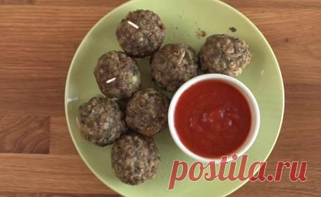 Мясные шарики с начинкой, которые не оставят равнодушными