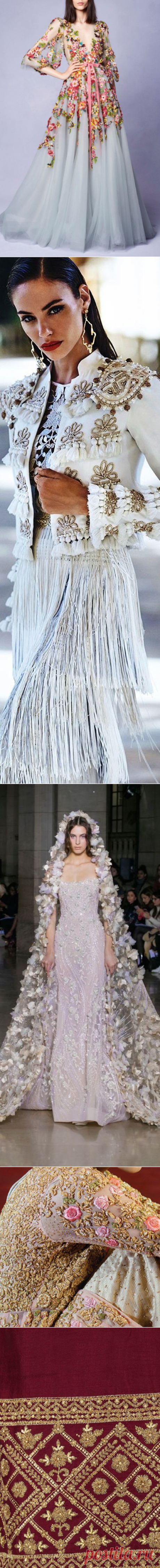 628 best Высокая мода images on Pinterest | Embroidery, Sequins and Wedding dress