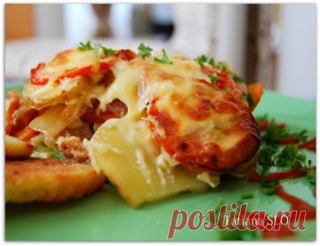 Запеченный картофель с консервированным тунцом. Фото-рецепт.
Воскресение, проснулись поздно, на часах уже почти 11:00 утра...в желудке бурчит и кофе не спасает... Надо готовить...только вот что? Магазины закрыты, гуляю взглядом по кухне, заглядывю в холодил…