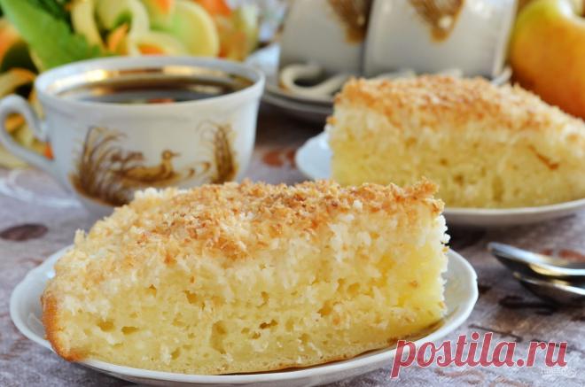 Датский кокосовый пирог...неимоверно вкусный...прост в приготовлении