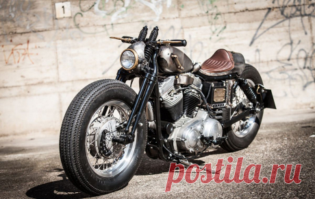 Кастом Harley Davidson Sportster "Грязная свинья" | MotoTeamRussia | Яндекс Дзен