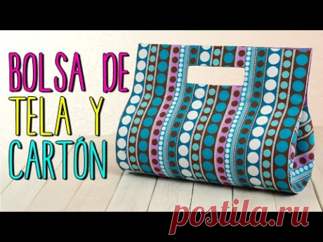 Bolsa de Tela - Paso a Paso Sin coser - Bolso de Fiesta de Cartón  - Catwalk Cartonaje