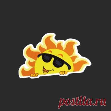 Мультфильм Прохладный солнце наклейки Тетрадь ноутбука Забавный наклейки чемодан холодильник поделки винил черный, белый цвет наклейка B 55 купить в магазине Lisa Dreamy World Store на AliExpress