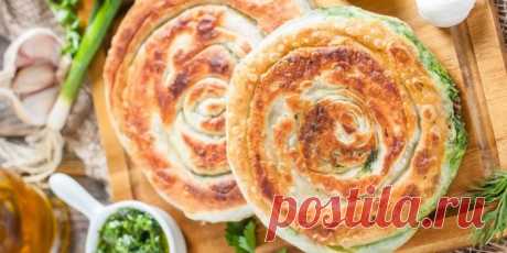 Лепешки с зеленью