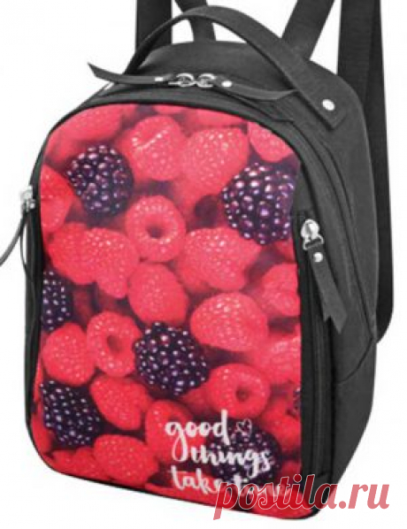 Рюкзак женский 2804-008 ягодки в интернет-магазине Ollbag.ru