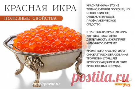 Икра красная полезные свойства