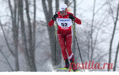Лыжница Сорина финишировала в гонке на Кубке России с кровью на лице. Спортсменка заняла 12-е место в гонке на 10 км свободным стилем