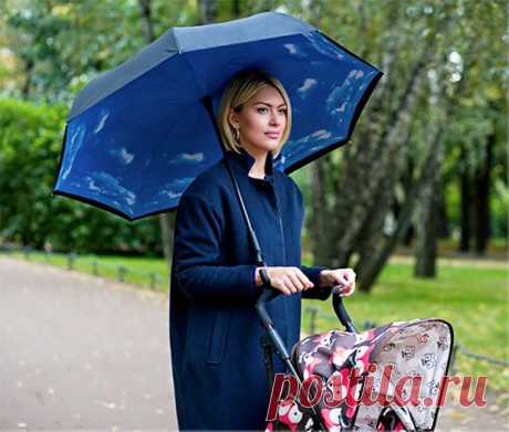 Зонт наоборот UnBrella - это зонт обратного сложения, обладает очень существенной особенностью: он остается сухим даже после сильного ливня. Такое преимущество обеспечивается тем, что он складывается внутрь мокрой стороной. Особенно актуально на дождливое лето и осень.  образы с джинсами