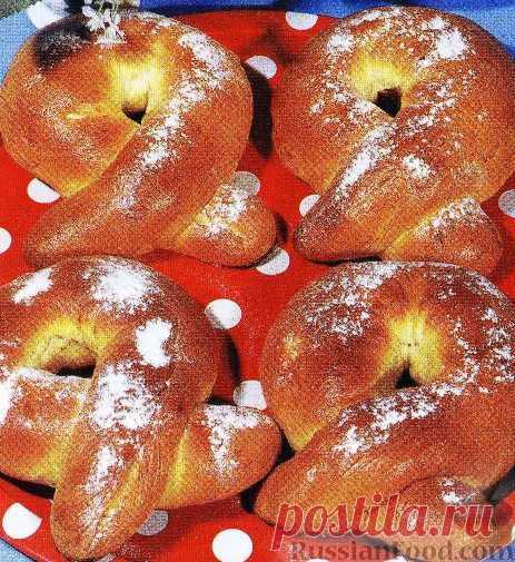 Рецепт: Сдобные крендельки на RussianFood.com