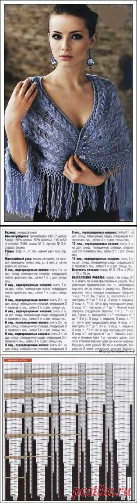 Вяжем накидку