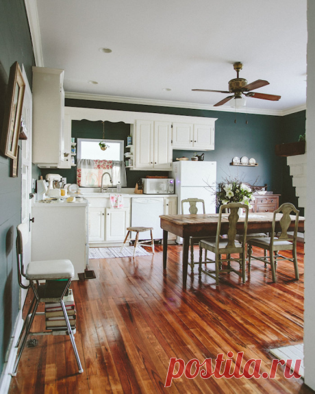 Душевная атмосферная ретро-дача. Интерьер дома в гармонии прованса и современности. Хочется рассматривать каждую деталь. | Валик и шпатель | Яндекс Дзен