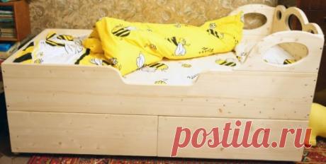 Как сделать детскую кровать своими руками: чертежи, схема, сборка