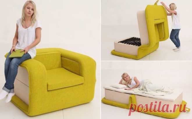 15 Incredibly Satisfying Space-Saving Furniture Designs