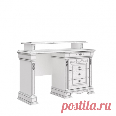 Однотумбовый письменный стол с ящиками (массив/МДФ) купить по цене 61 250 руб. в Москве — интернет-магазин Chudo-magazin.ru