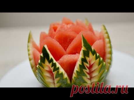 WATERMELON CARVING | NEW IDEA | Fruit & Vegetable Carving