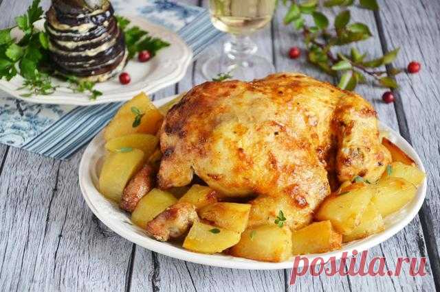 Курица с грибами в духовке - 5 самых вкусных рецептов