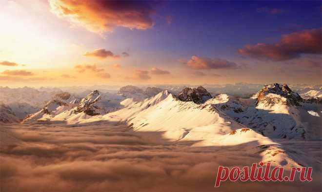 1000 футов над Швейцарскими Альпами