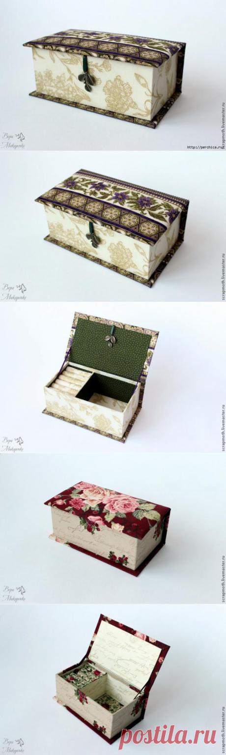 Создаем чудесную шкатулку для украшений своими руками