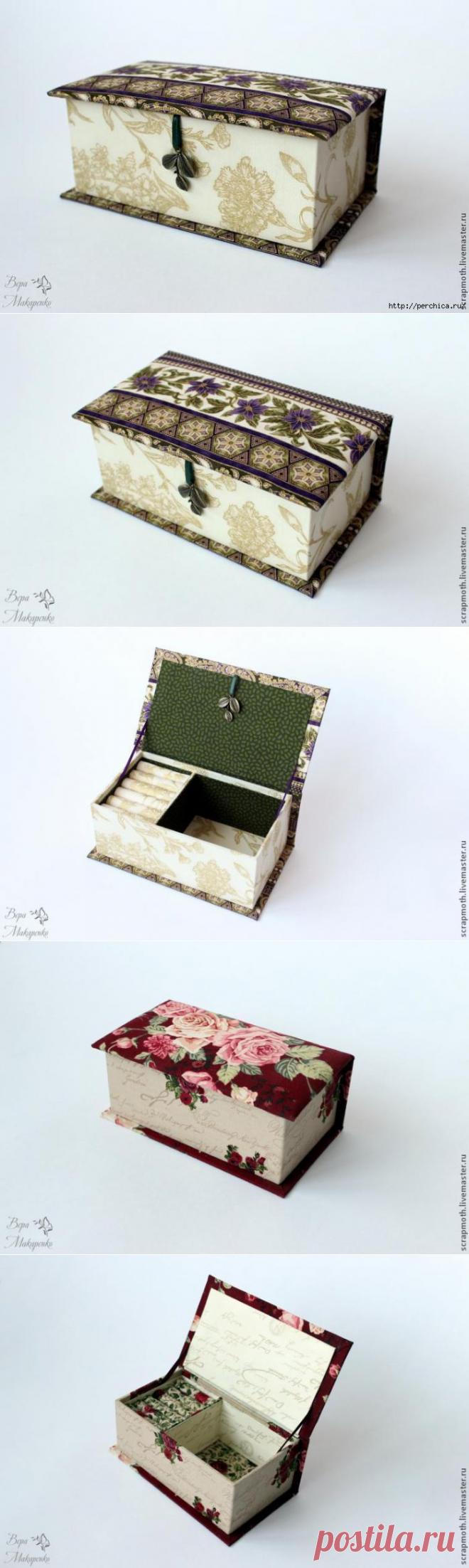 Создаем чудесную шкатулку для украшений своими руками