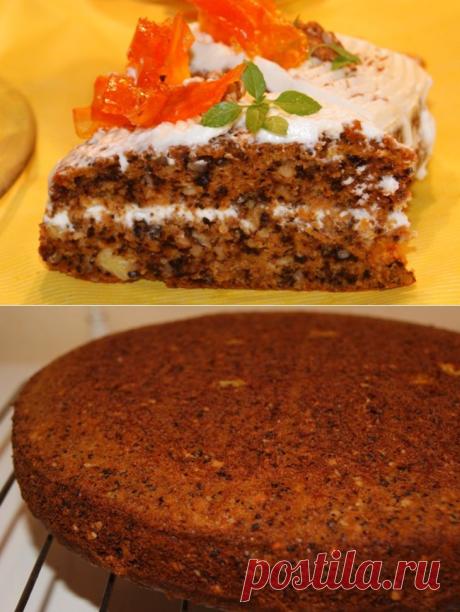 МОРКОВНЫЙ ТОРТ. ОЧЕНЬ ВКУСНЫЙ И ПОЛЕЗНЫЙ!!!