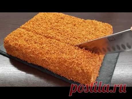 НА НОВЫЙ 2022 ГОД❗ТОРТ ЗА КОПЕЙКИ В ДВА РАЗА  КРУЧЕ И ВКУСНЕЕ ОБЫЧНОГО МЕДОВИКА!ВЕК ЖИВИ-ВЕК УЧИСЬ!