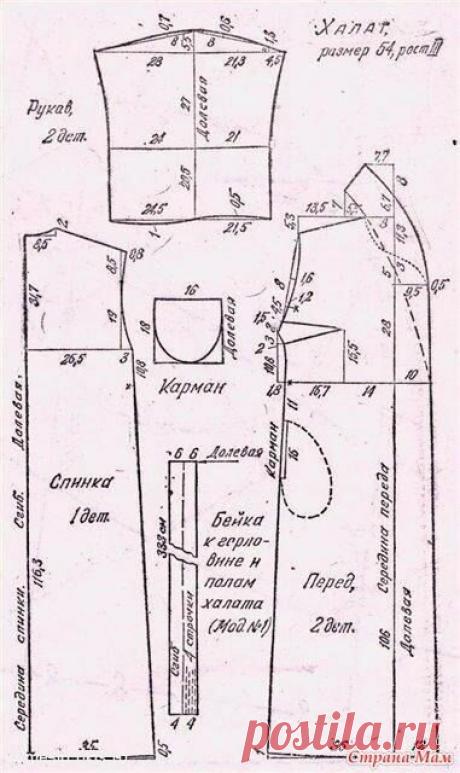 Красивые модели. Простые выкройки женской одежды из старых журналов 54, 58, 64, 70. | О рукоделии, и не только. 🧵✂️👜 | Яндекс Дзен
