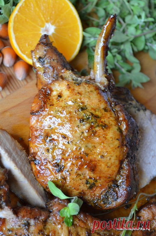 Корейка на косточке в духовке • домашний рецепт. С фото!