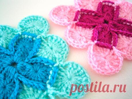 Как связать красивую прихватку крючком МК
