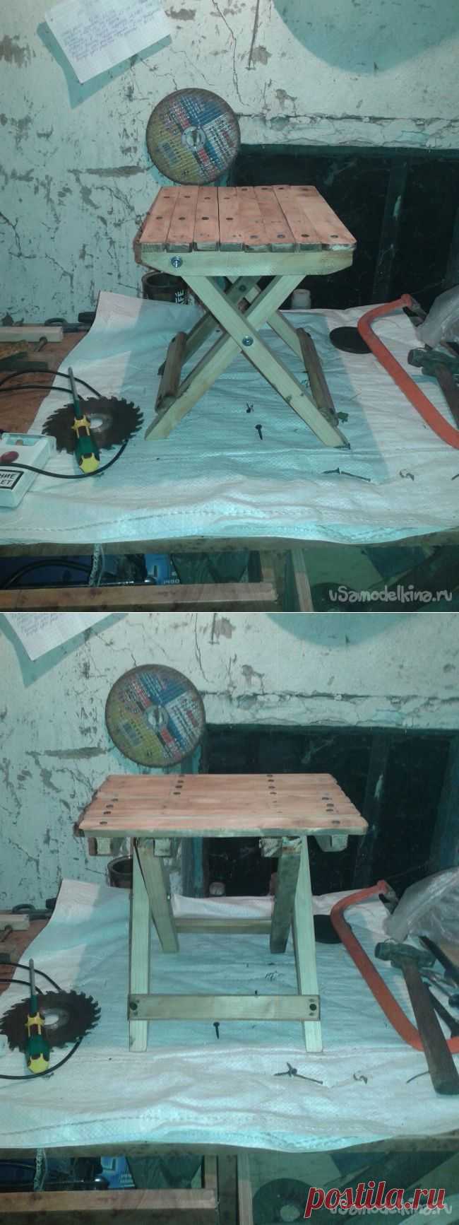 Складной стул для рыбалки за сто рублей