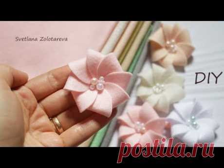 Зефирки из фетра 🌸🌸🌸 Детский аксессуар