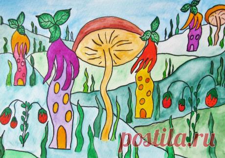 Акварельные серия "Сказочные домики".
Размер 14,8 см х 21 см (А5).
Иллюстрации выполнены художественными акварельными красками на бумаге для акварели и тушью.