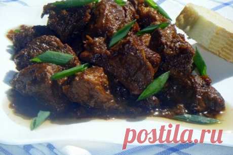 Говядина с луковой подливой по-еврейски - Dynastyofchefs.ru