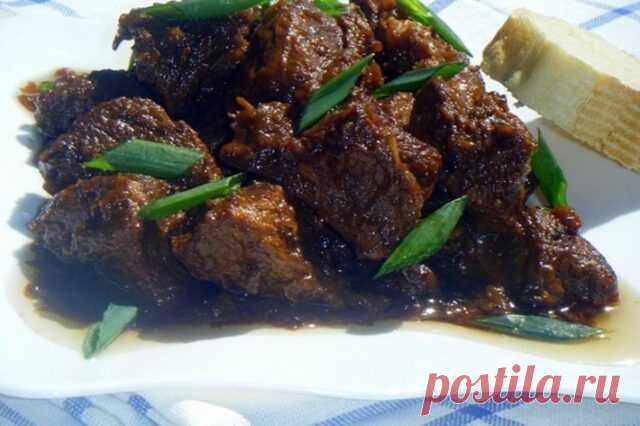 Говядина с луковой подливой по-еврейски - Dynastyofchefs.ru