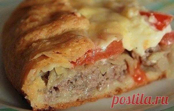 ПОДБОРКА САМЫХ СЫТНЫХ ПИРОГОВ

1. ПИРОГ С МЯСОМ 