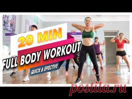 AEROBIC DANCE | Тренировка всего тела - БЫСТРО и ЭФФЕКТИВНО (без оборудования)
