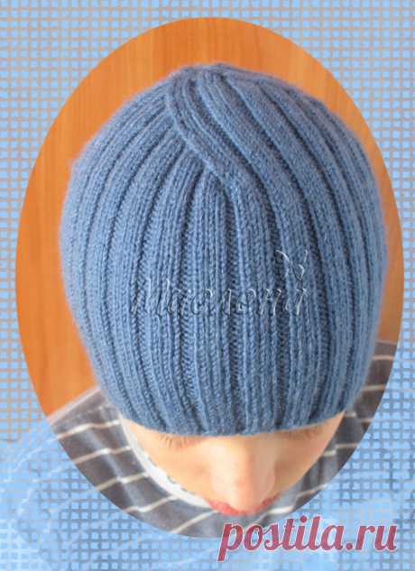 ШАПОЧКА СО СМЕЩЕННОЙ РЕЗИНКОЙ