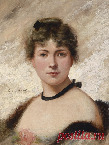 Французский художник Чарльз Джошуа Чаплин \ Charles Joshua Chaplin (1825-1891).