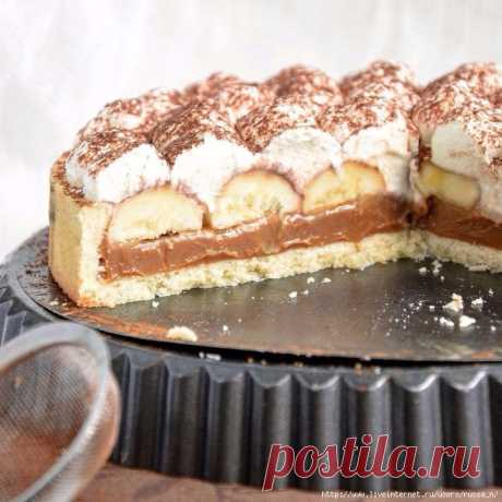 Шикарный вкусный торт. Настоящий &quot;Баноффи пай&quot;
